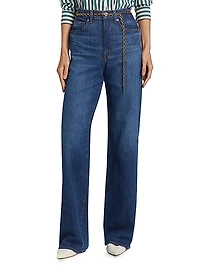 Taylor High-Rise Wide-Leg Jeans
