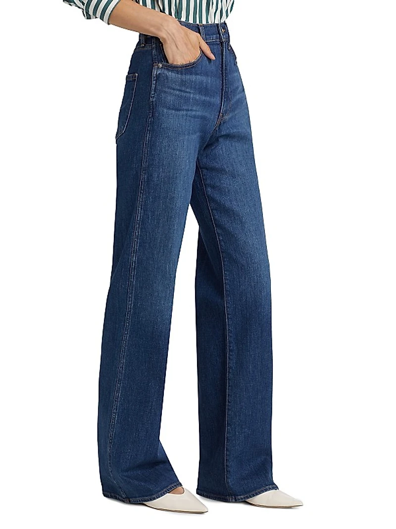 Taylor High-Rise Wide-Leg Jeans