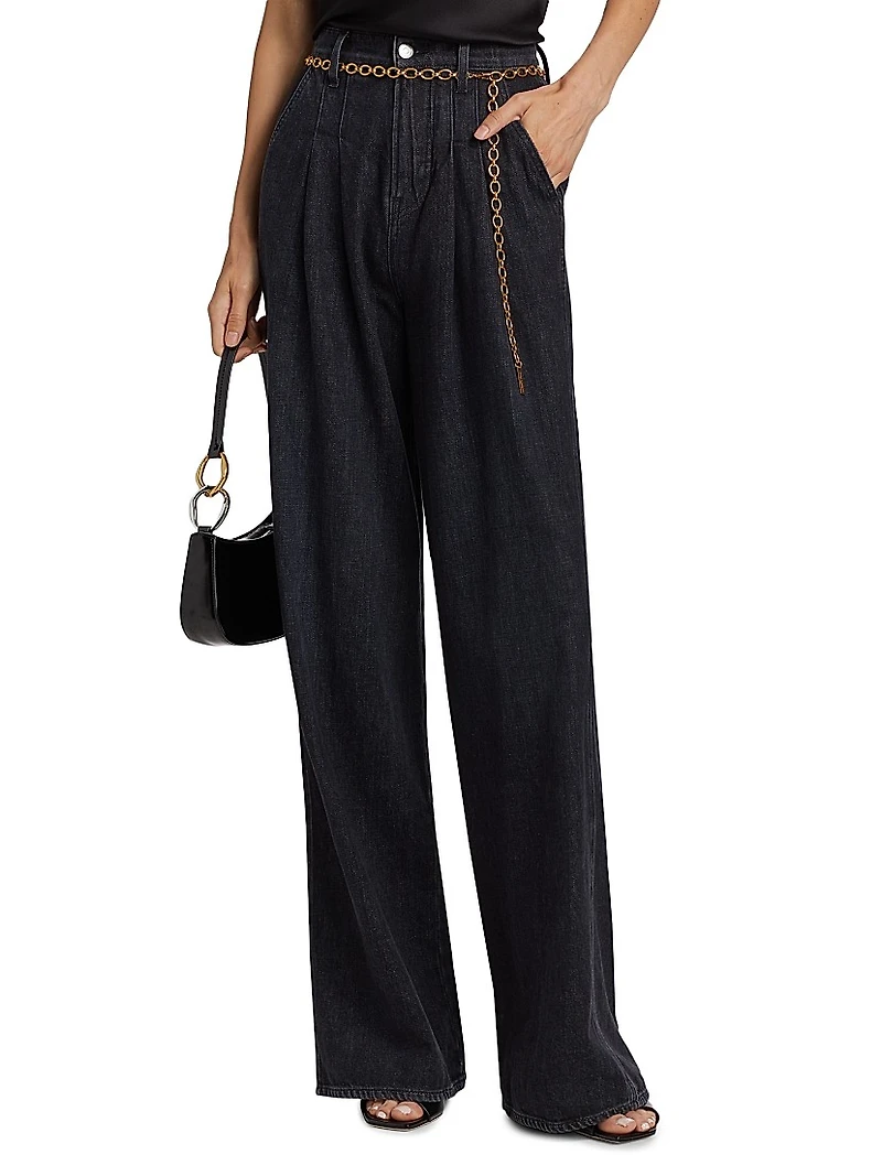 Mia Cotton Wide-Leg Pants
