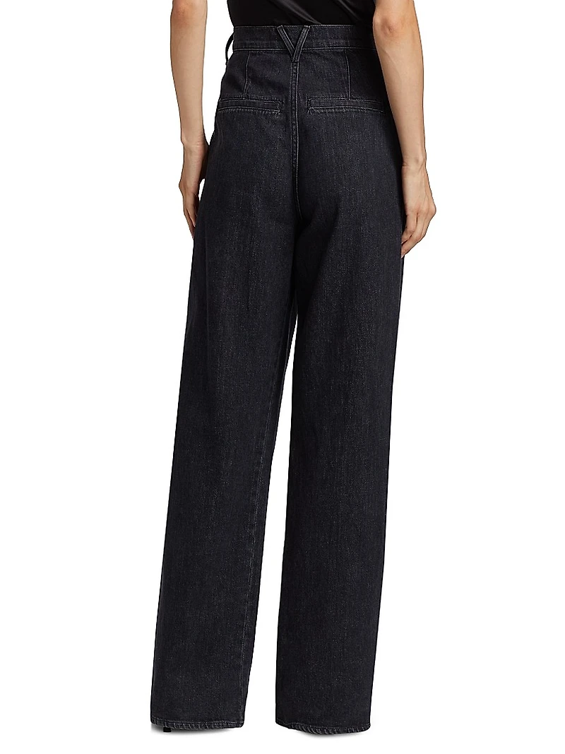 Mia Cotton Wide-Leg Pants