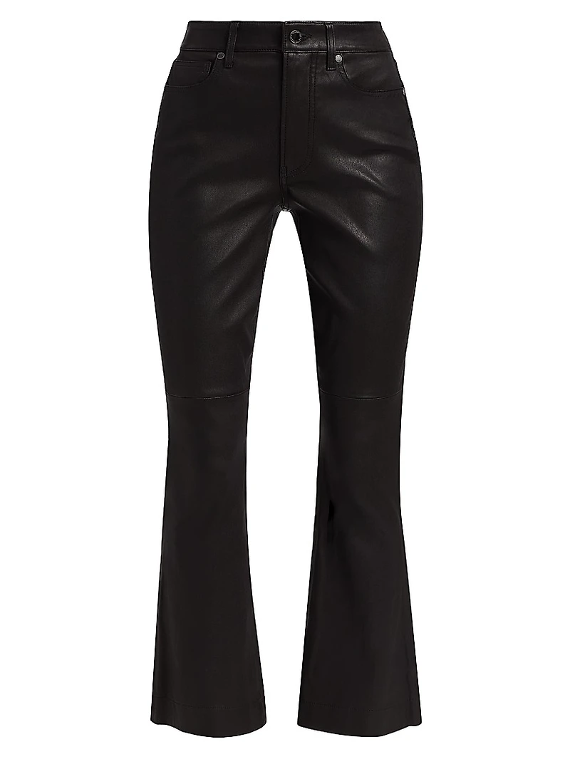 Carson Faux Leather High-Rise Pants