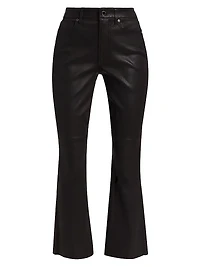 Carson Faux Leather High-Rise Pants