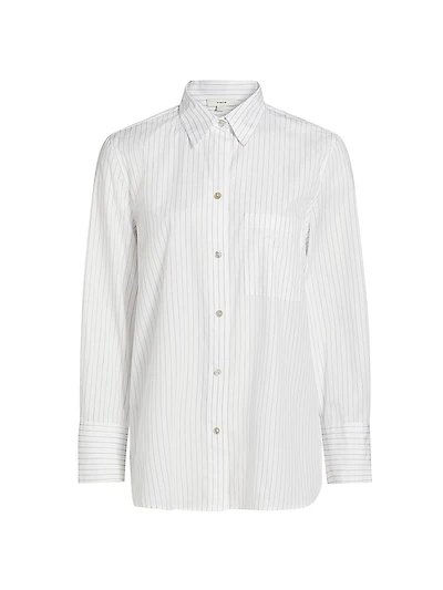 Striped Cotton Long-Sleeve Shirt