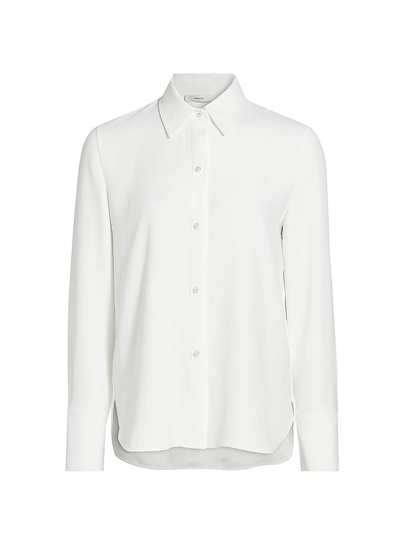 Silk Long-Sleeve Shirt