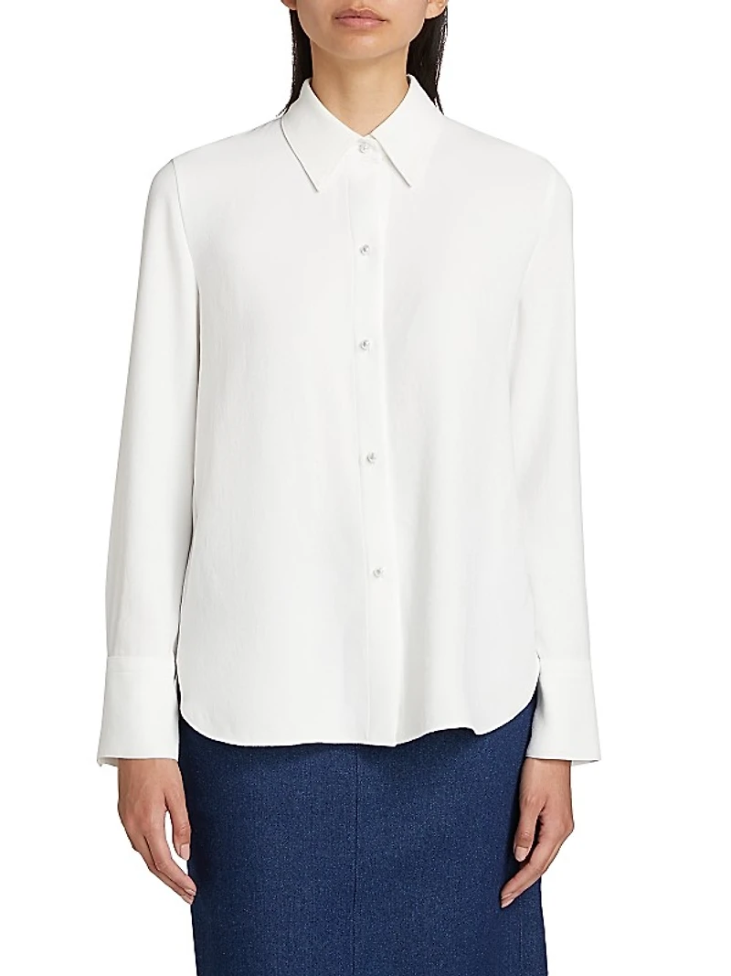 Silk Long-Sleeve Shirt