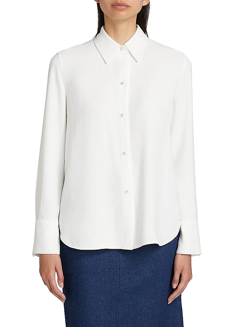 Silk Long-Sleeve Shirt