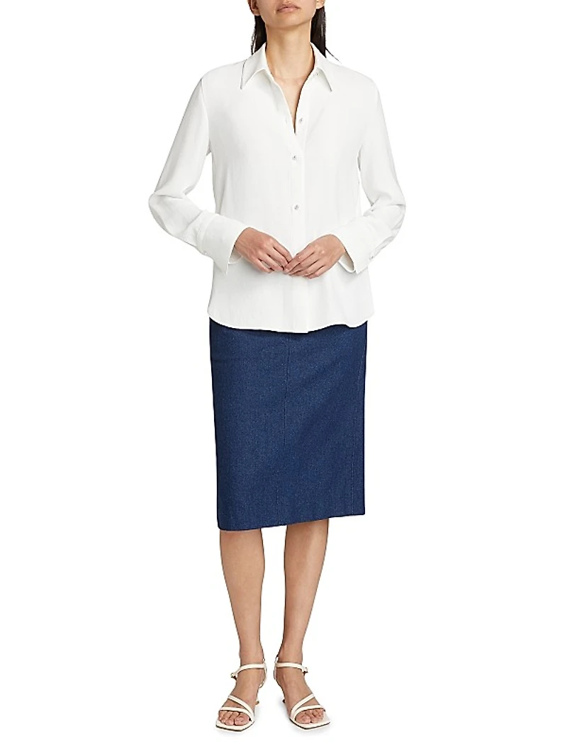 Silk Long-Sleeve Shirt