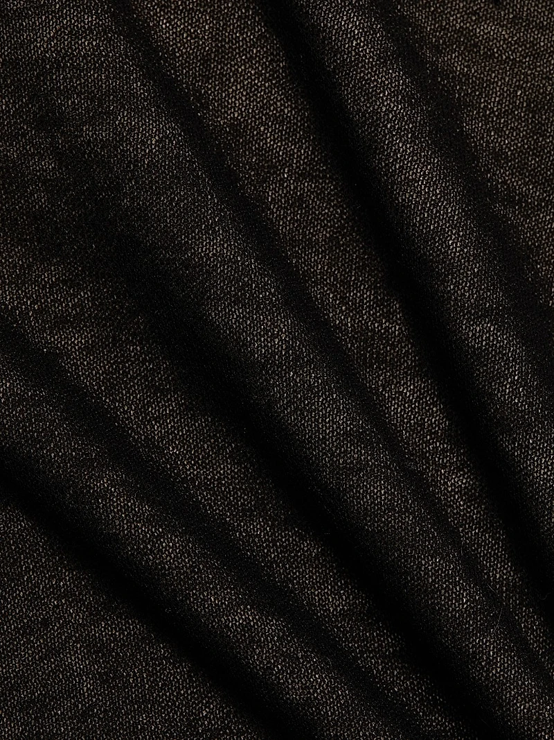 Cotton-Blend Knit Turtleneck Sweater