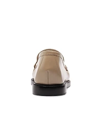 Clarita Knot-Detailed Patent Leather Loafers