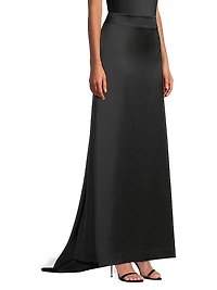 Brigitte Duchesse Satin Skirt