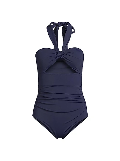 Ella Convertible Twist Front One-Piece Swimsuit