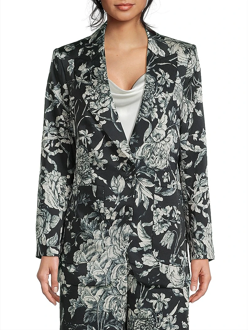 Dayton Metallic Floral Jacket