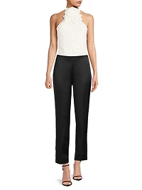 Pearson Satin Cigarette Pants