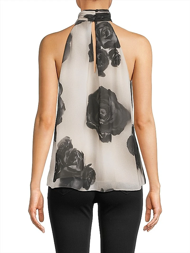 Vika Floral Sleeveless Blouse