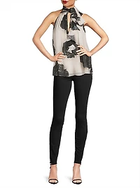 Vika Floral Sleeveless Blouse