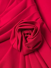 Lucia Pleated Bodice Midi-Dress