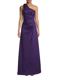 Zyra One-Shoulder Gown