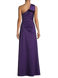 Zyra One-Shoulder Gown