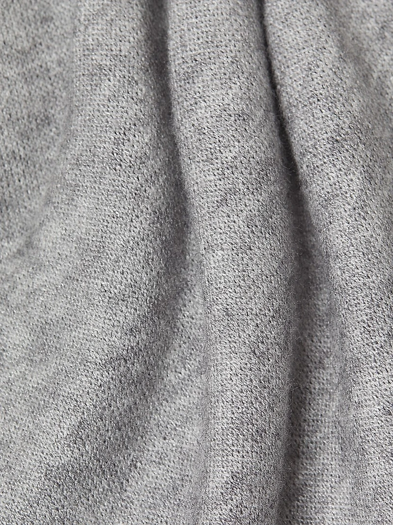 Elenor Knit Capelet Midi-Dress