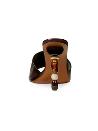 100MM Leather Sandals