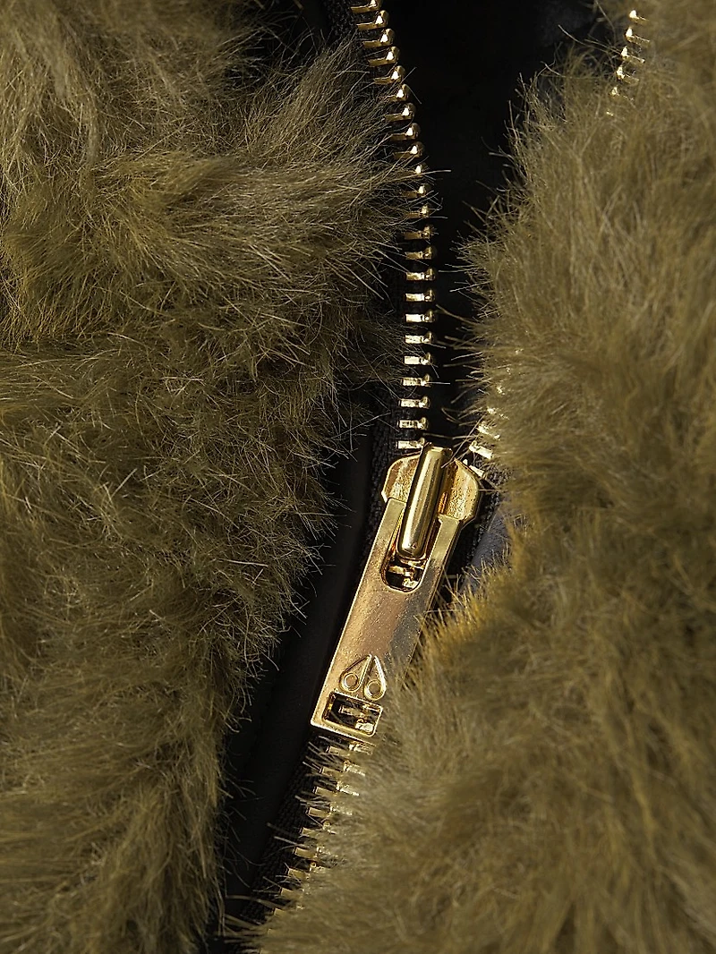 Ruby Faux Fur Pom-Pom Vest