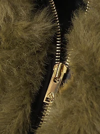 Ruby Faux Fur Pom-Pom Vest