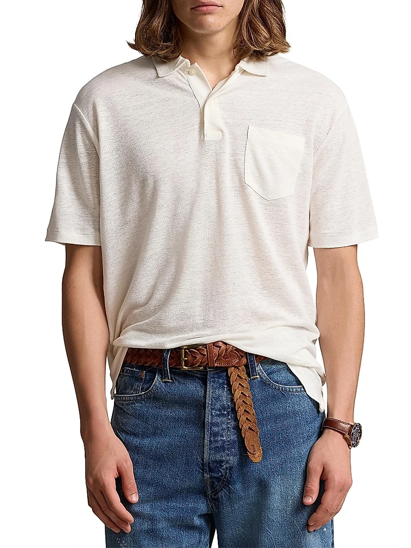 Linen Polo Shirt