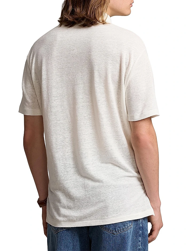 Linen Polo Shirt