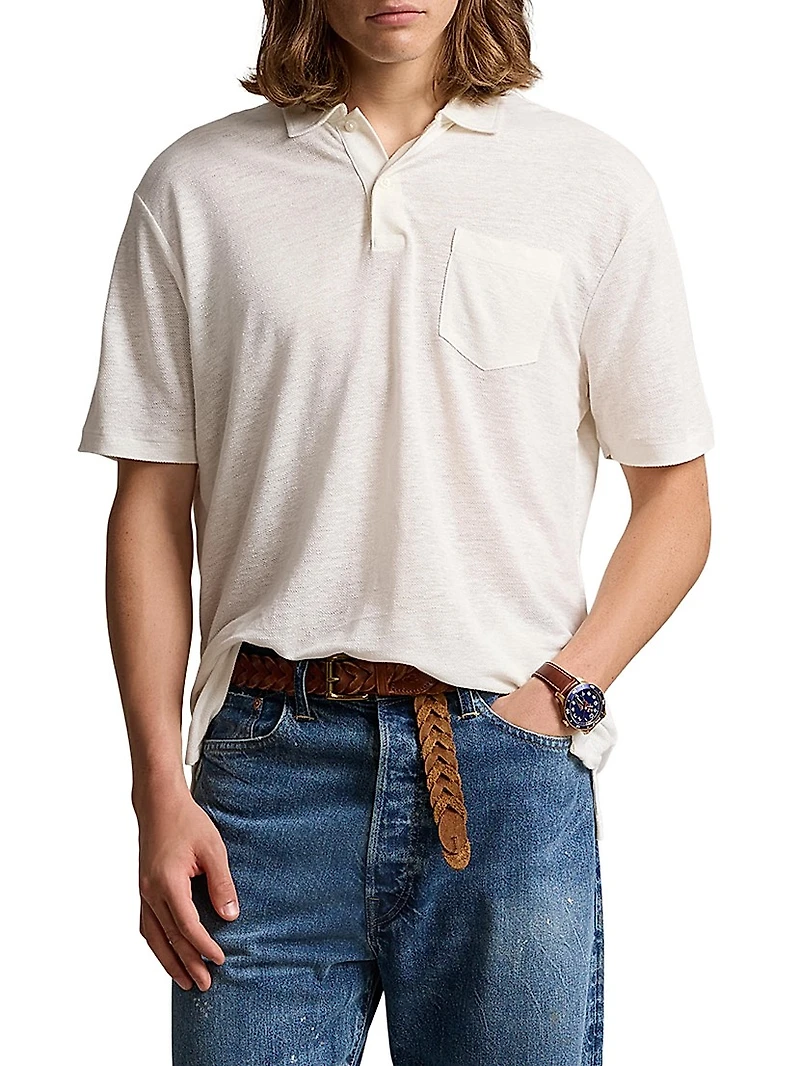 Linen Polo Shirt
