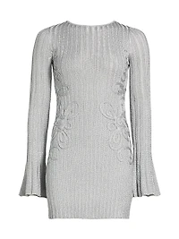 Niamh Rib-Knit Minidress