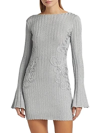 Niamh Rib-Knit Minidress