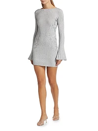 Niamh Rib-Knit Minidress