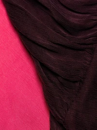 Fluid Drape Dip-Dye Maxi Dress