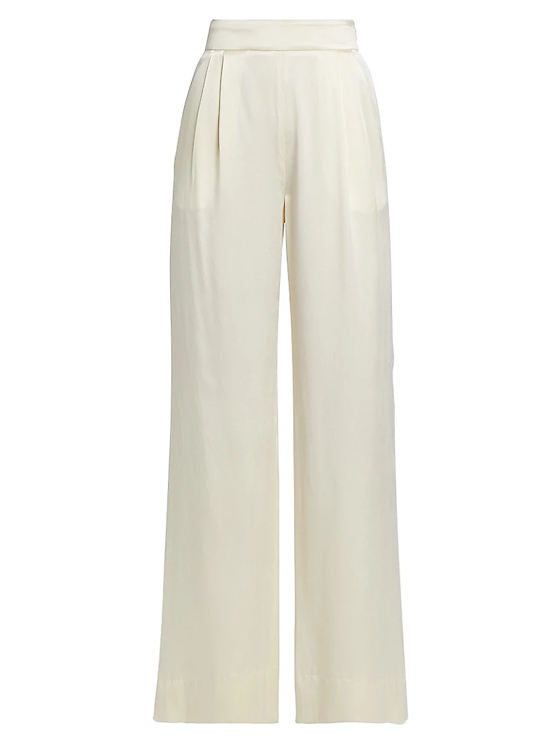 Relaxed Silk Pants