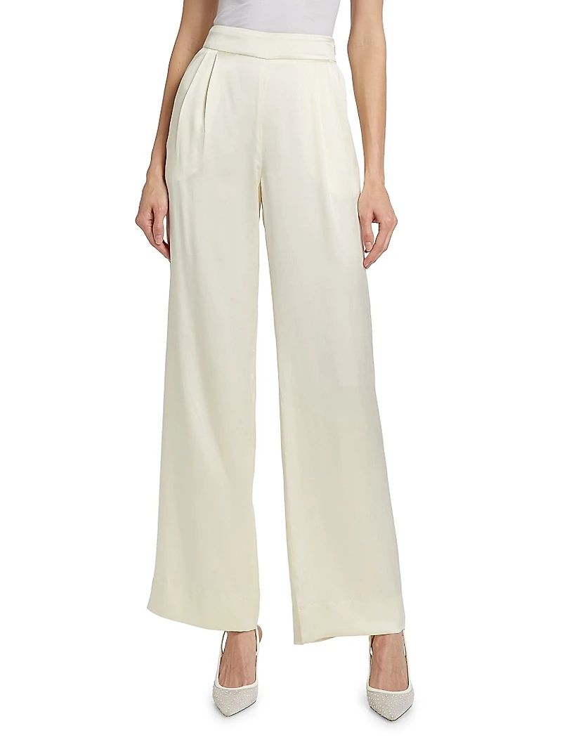 Relaxed Silk Pants