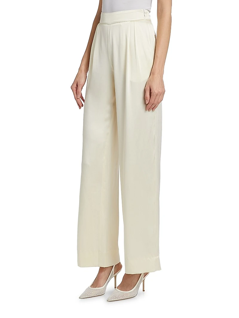 Relaxed Silk Pants
