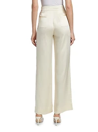 Relaxed Silk Pants