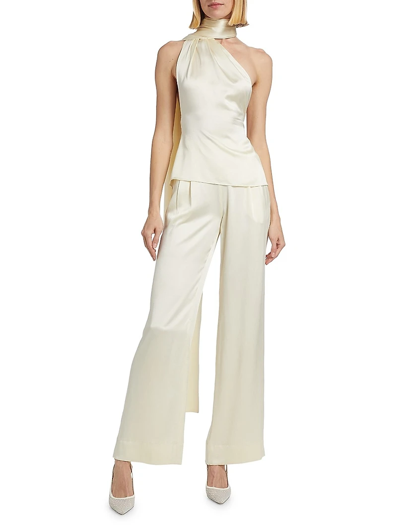 Relaxed Silk Pants