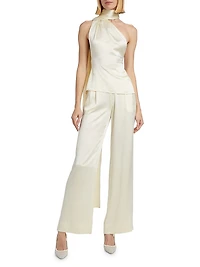 Relaxed Silk Pants