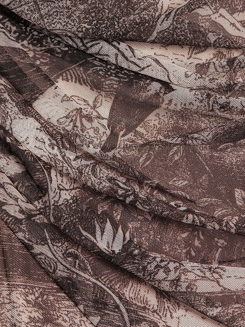 Tiffany Printed Body-Con Midi-Dress