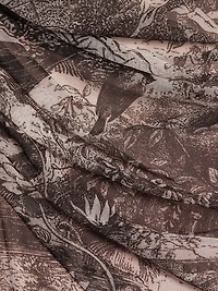 Tiffany Printed Body-Con Midi-Dress