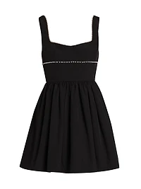 Basilia Faux Pearl Minidress