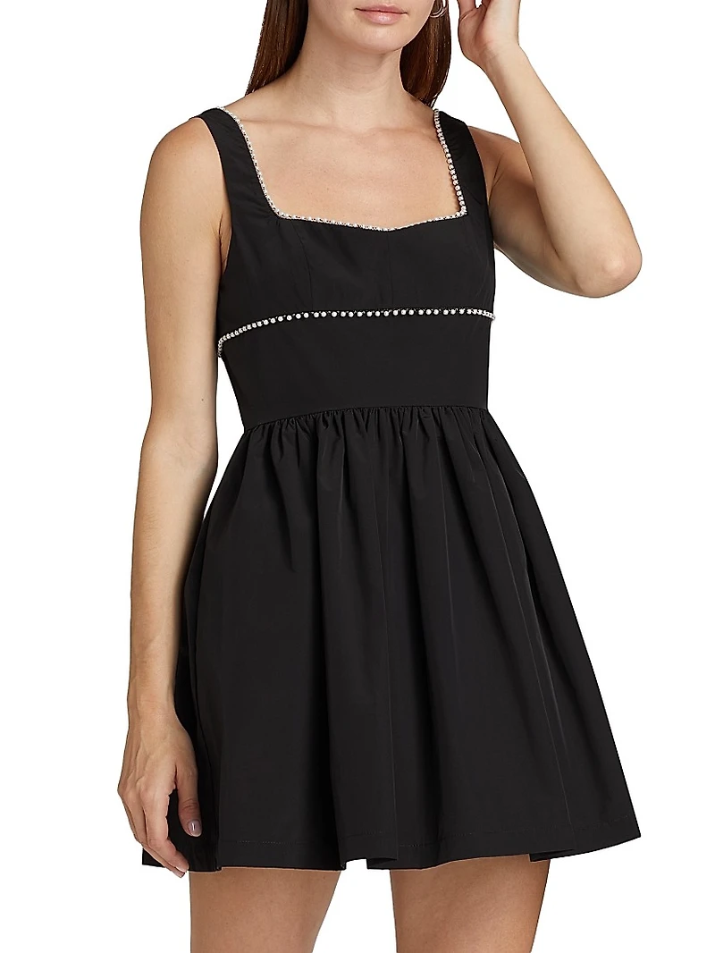 Basilia Faux Pearl Minidress