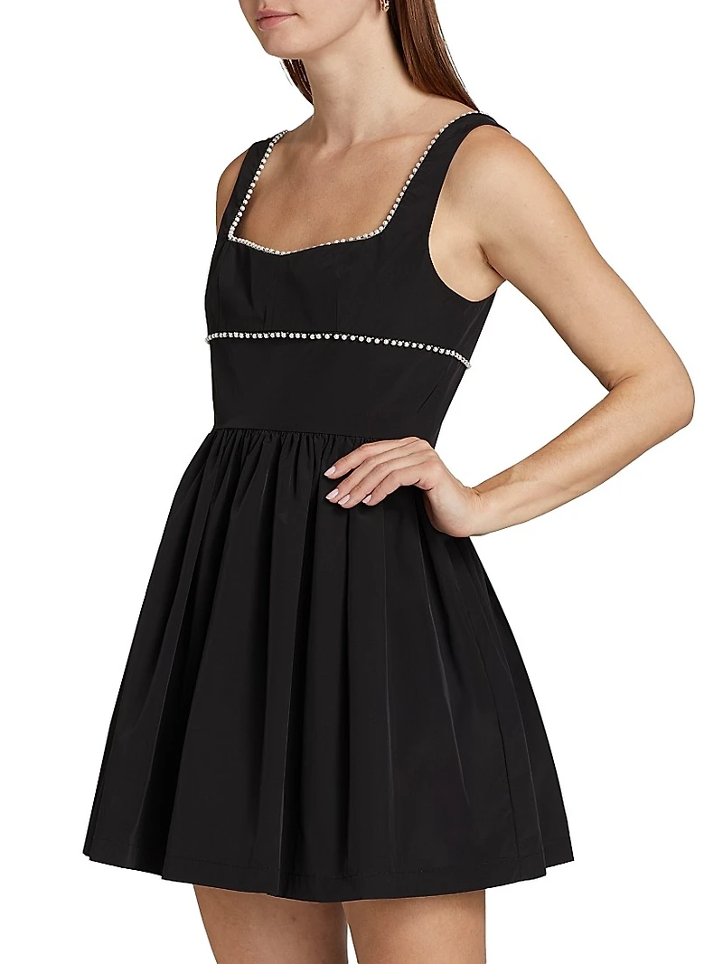 Basilia Faux Pearl Minidress