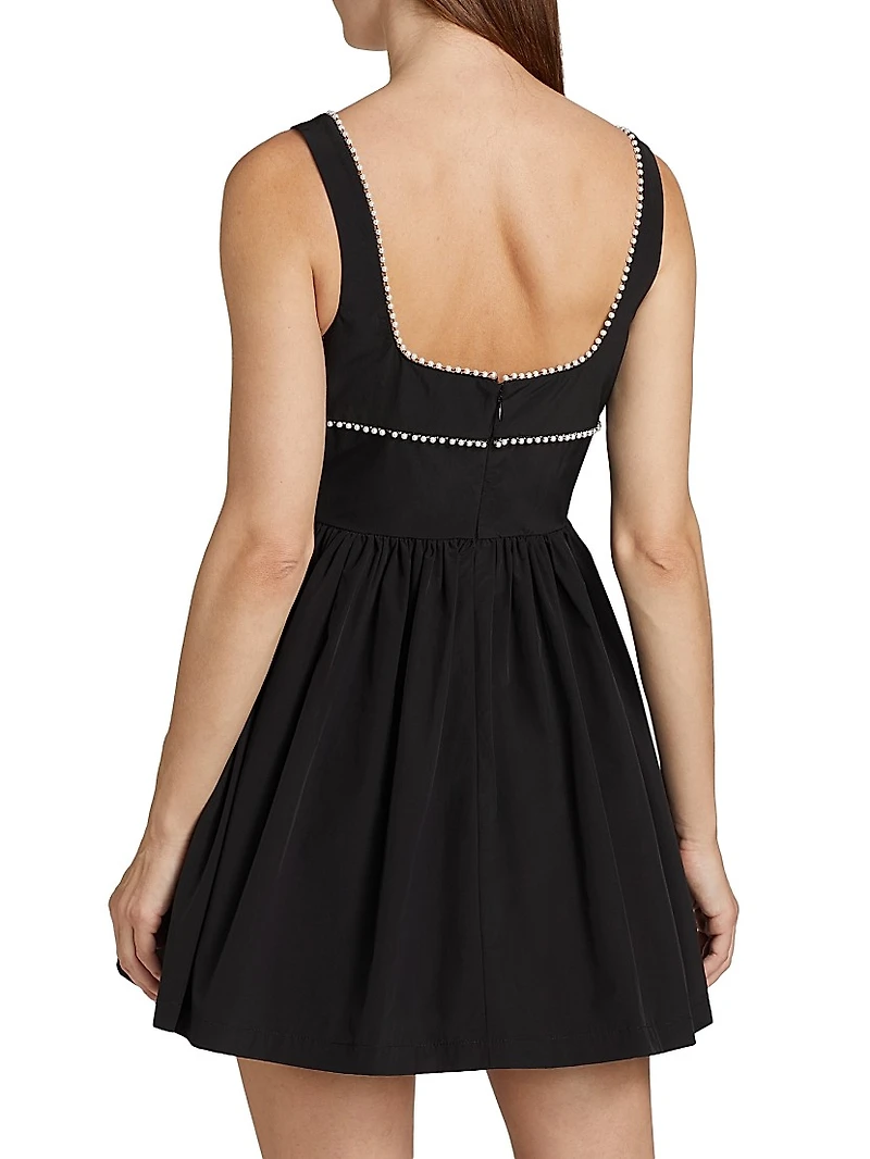 Basilia Faux Pearl Minidress