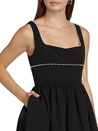 Basilia Faux Pearl Minidress