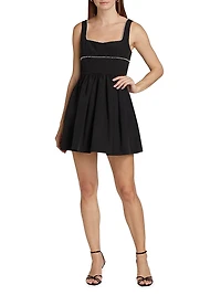 Basilia Faux Pearl Minidress