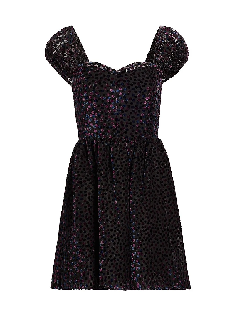 Clydette Guipure Minidress