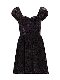 Clydette Guipure Minidress