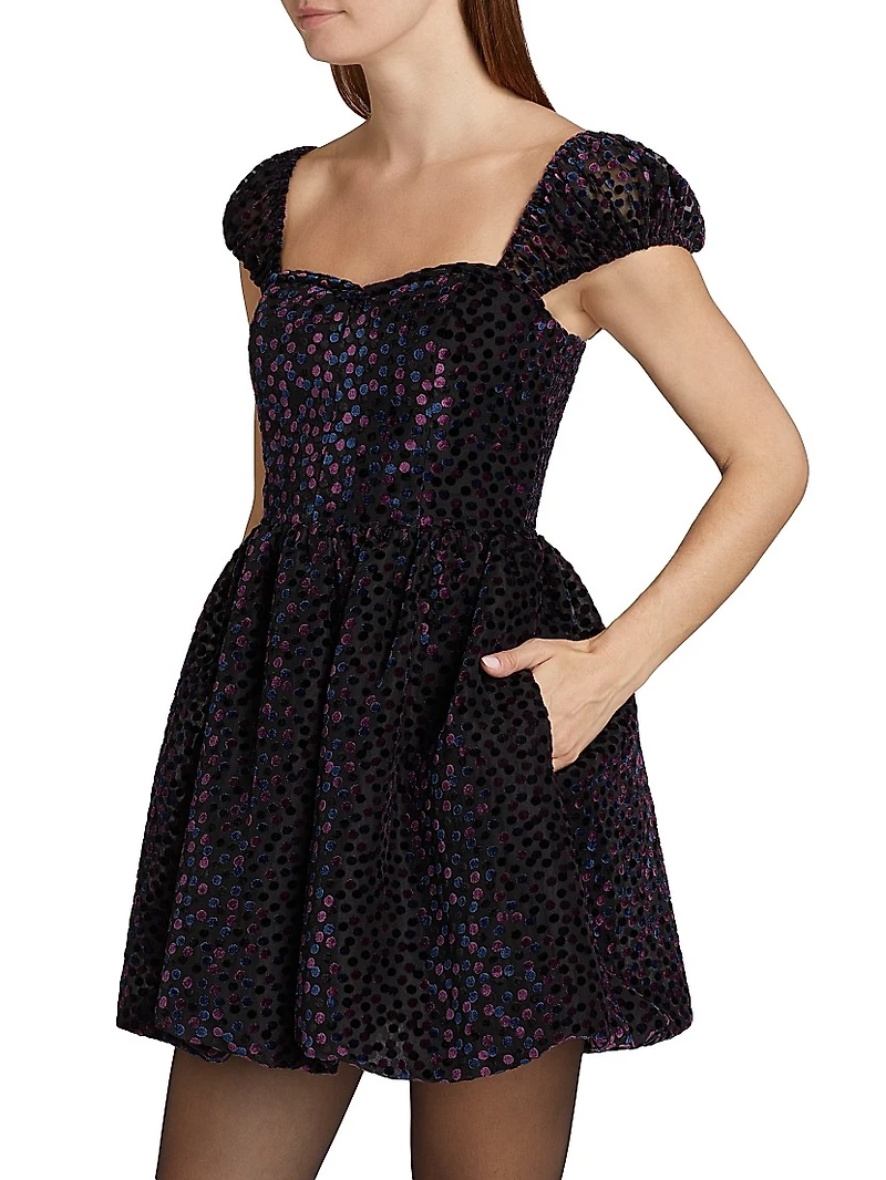 Clydette Guipure Minidress